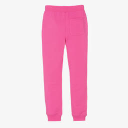 Calvin Klein-Teen Girls Pink Cotton Joggers | Childrensalon Outlet