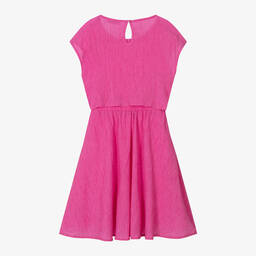 Calvin Klein-فستان للمراهقات لون زهري | Childrensalon Outlet