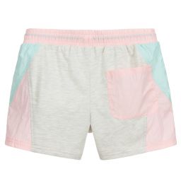 Calvin Klein Jeans-Teen Girls Pink & Green Shorts | Childrensalon Outlet
