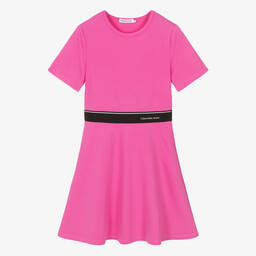 Calvin Klein-Розовое трикотажное платье для подростков | Childrensalon Outlet