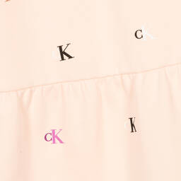 Calvin Klein Джинсы-Розовое платье с принтом-монограммой | Childrensalon Outlet