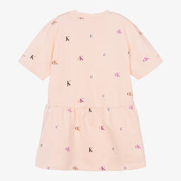 Calvin Klein Джинсы-Розовое платье с принтом-монограммой | Childrensalon Outlet