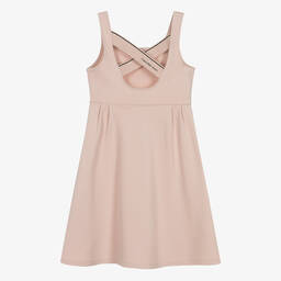 Calvin Klein-Teen Girls Pink Viscose Monogram Dress | Childrensalon Outlet