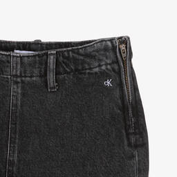 Calvin Klein-Черная джинсовая юбка-варенка для подростков | Childrensalon Outlet