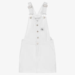 Calvin Klein Джинсы-Белое платье на бретелях | Childrensalon Outlet