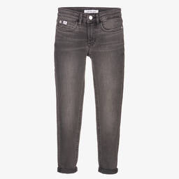 Calvin Klein Джинсы-Серые джинсы скинни с эффектом потертости | Childrensalon Outlet