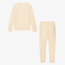 Calvin Klein-Кремовый спортивный костюм из хлопка для подростков | Childrensalon Outlet