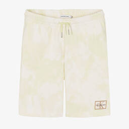 Calvin Klein Джинсы-Зеленые шорты из беленого хлопка | Childrensalon Outlet