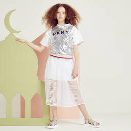 Calvin Klein Jeans-Teen Metallic Silver Sandals | Childrensalon Outlet