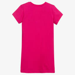 Calvin Klein Jeans-Teen Pink Logo T-Shirt Dress | Childrensalon Outlet