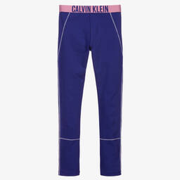 Calvin Klein-Teen Purple Logo Leggings | Childrensalon Outlet