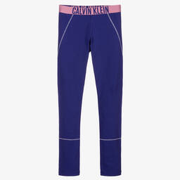 Calvin Klein-Teen Purple Logo Leggings | Childrensalon Outlet