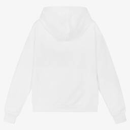 Calvin Klein Джинсы-Белая хлопковая худи для подростков | Childrensalon Outlet