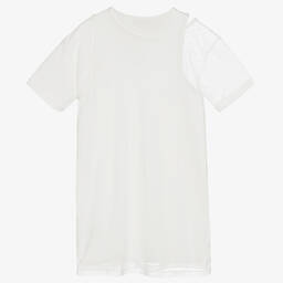 Calvin Klein Джинсы-Белое платье-футболка | Childrensalon Outlet