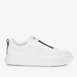 Calvin Klein-Teen White Slip-on Trainers | Childrensalon Outlet