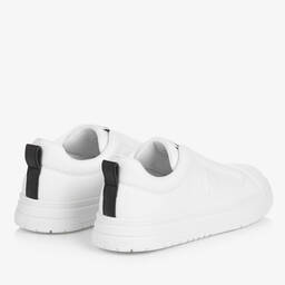 Calvin Klein-Teen White Slip-on Trainers | Childrensalon Outlet