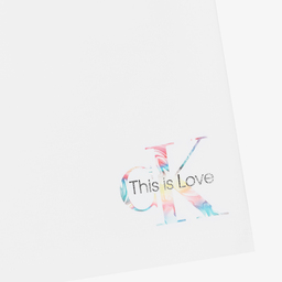 Calvin Klein Jeans-White Rainbow Logo Shorts | Childrensalon Outlet