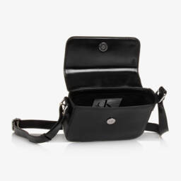 Calvin Klein-حقيبة جلد صناعي سوداء للأنيقات الصغيرات | Childrensalon Outlet