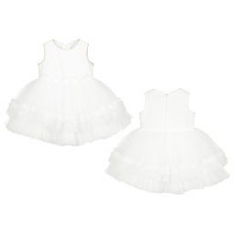 Caramelo Kids-Baby Girls Ivory Dress Set | Childrensalon Outlet