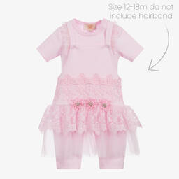 Caramelo Kids-Baby Girls Pinafore Dress Set | Childrensalon Outlet