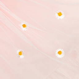 Caramelo Kids-Baby Girls Pink Embroidered Tulle Dress Set | Childrensalon Outlet