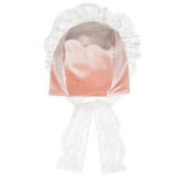 Caramelo Kids-Baby Girls Pink Velvet Bonnet | Childrensalon Outlet