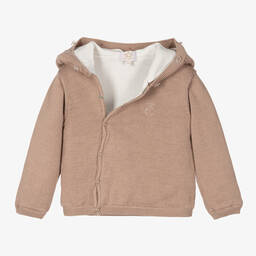 Caramelo Kids-Beige Cotton Knit Trousers Set | Childrensalon Outlet