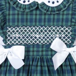 Caramelo Kids-Blue Checked Baby Shortie Set | Childrensalon Outlet