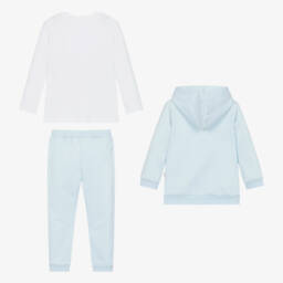 Caramelo Kids-Boys Azure Three-Piece Tracksuit | Childrensalon Outlet