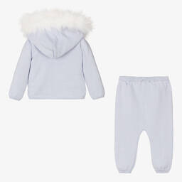 Caramelo Kids-Голубой топ и штанишки из хлопка | Childrensalon Outlet