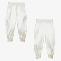 Caramelo Kids-Кремово-золотистый костюм из парчи | Childrensalon Outlet