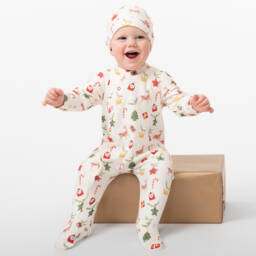 Caramelo Kids-Boys Ivory Holiday Babysuit Set | Childrensalon Outlet