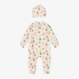 Caramelo Kids-Boys Ivory Holiday Babysuit Set | Childrensalon Outlet