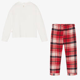 Caramelo Kids-Кремово-красная пижама для мальчиков | Childrensalon Outlet