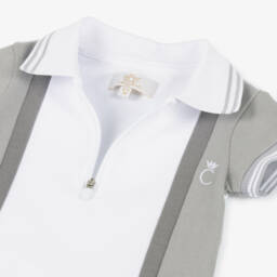 Caramelo Kids-Мягкий серый комплект рубашка поло для мальчиков | Childrensalon Outlet