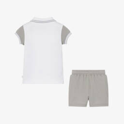 Caramelo Kids-Мягкий серый комплект рубашка поло для мальчиков | Childrensalon Outlet