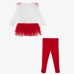 Caramelo Kids-Girls Carousel Cotton Legging Ensemble | Childrensalon Outlet