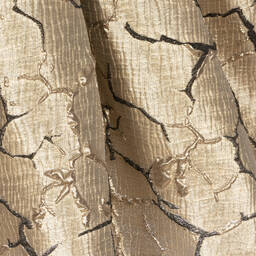 Caramelo Kids-Girls Gold Brocade Dress  | Childrensalon Outlet