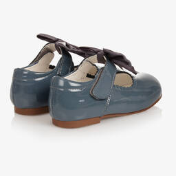 Caramelo Kids-Girls Grey Patent Shoes | Childrensalon Outlet
