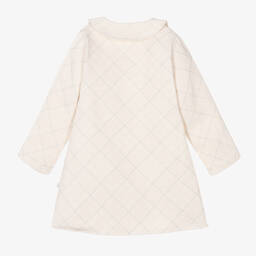 Caramelo Kids-Girls Ivory & Pink Tweed Coat | Childrensalon Outlet