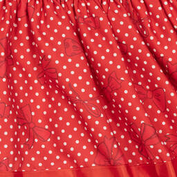 Caramelo Kids-Girls Ivory Top & Red Skirt Set | Childrensalon Outlet