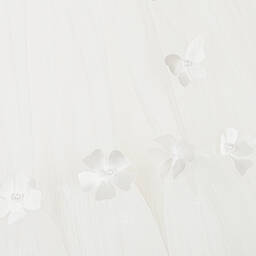 Caramelo Kids-فستان ساتان وتول لون عاجي | Childrensalon Outlet