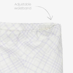 Caramelo Kids-Girls Pale Lilac Purple Shorts Set with Heart Motifs | Childrensalon Outlet