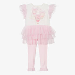 Caramelo Kids-Girls Pink Balloon Adventure Ensemble | Childrensalon Outlet