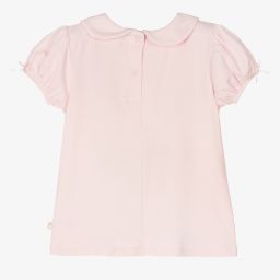 كاراميلو كيدز -تيشيرت قطن جيرسي لون زهري للبنات | Childrensalon Outlet