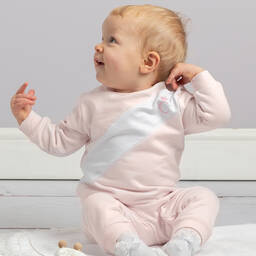 Caramelo Kids-Розовый спортивный костюм из хлопка для девочек | Childrensalon Outlet