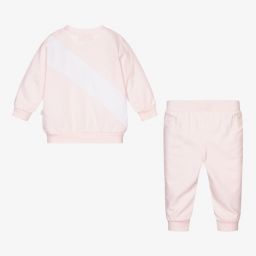 Caramelo Kids-Розовый спортивный костюм из хлопка для девочек | Childrensalon Outlet