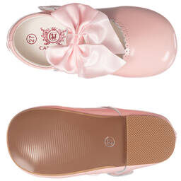 كاراميلو كيدز -حذاء جلد لامع لون زهري للبنات | Childrensalon Outlet