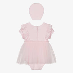 Caramelo Kids-طقم بناتي وردي من التول والجيرسي | Childrensalon Outlet