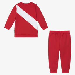 Caramelo Kids-Красный спортивный костюм из хлопка | Childrensalon Outlet